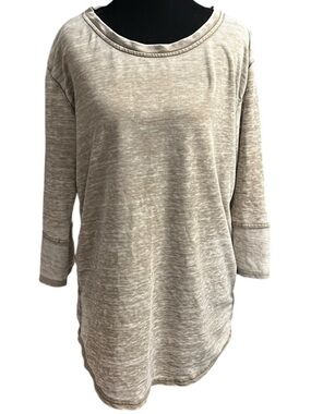 Women's Jane and Delancey Beige Long Sleeve Tee M